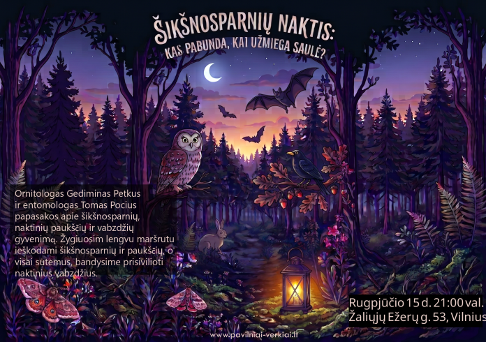 Šikšnosparnių naktis 2026