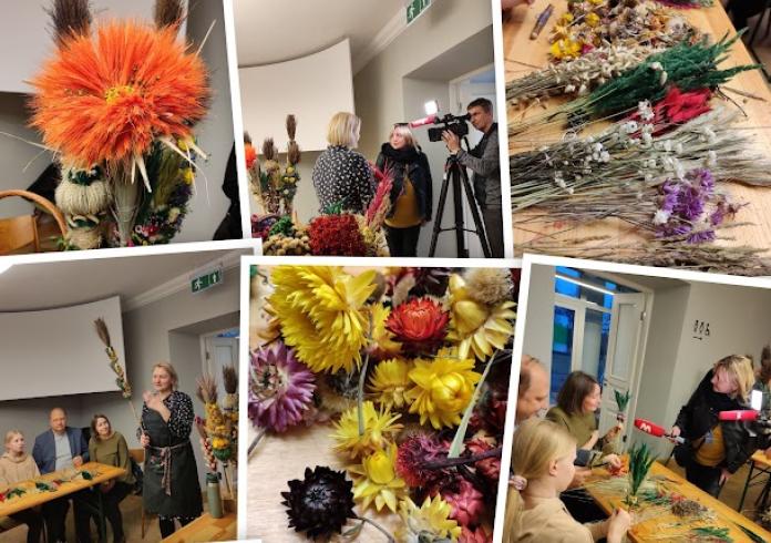 Vilniaus krašto verbų pynimo edukacija su tautodailininke Agata Granicka